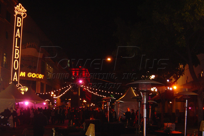<p>Balboa Theater - San Diego, CA<br />
Power Plus Productions provided the production support for the historic reopening of the Balboa Theater in San Diego's Gaslamp District. This was a night filled with politicans, public figures, and musical entertainment.</p>

