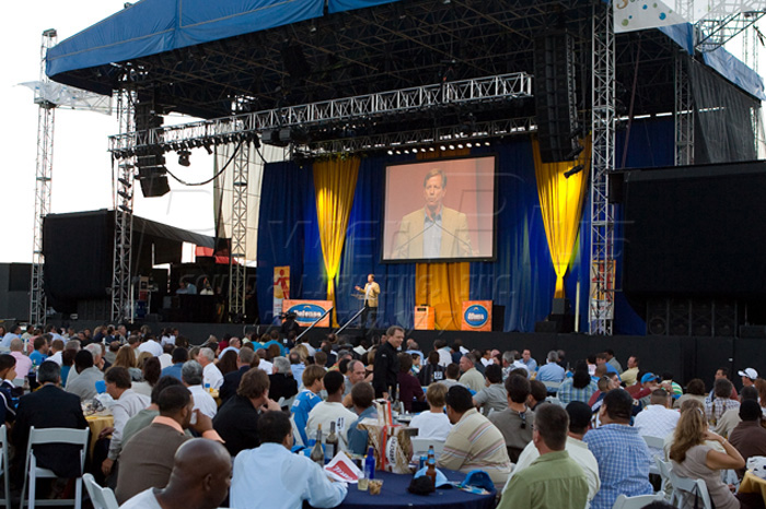 <p>San Diego Pops Site Embarcadero South - San Diego, CA<br />
Power Plus has been providing the Hall of Champions/San Diego Sports Council with full production services for the San Diego Chargers Kick Off Dinner Season Opening Gala for years.</p>
